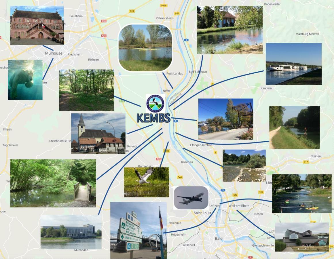 Camping Du Canal Kembs エクステリア 写真